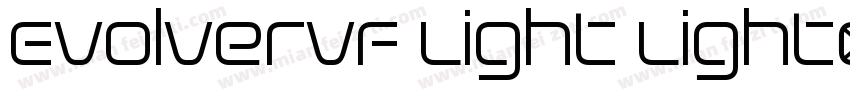 EvolverVF Light Light字体字体转换